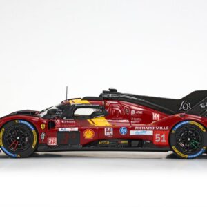 Ferrari 499P 2025 No51 3rd 24H Le Mans 2025 AF CORSE A. Pier Guidi – J. Calado – A. Giovinazzi 1/43 BBRC325B BBR MODELS - Imagen 6