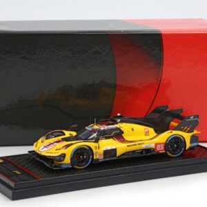 Ferrari 499P 2025 No83 WINNER 24H Le Mans 2025 AF CORSE R. Kubica – Y. Ye – P. Hanson 1/43 BBRC325C BBR MODELS - Imagen 7