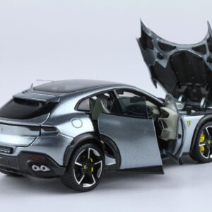 Ferrari Purosangue 2022 diecast full open panoramic roof Grigio Titanio 1/43 HE43002A - Imagen 9