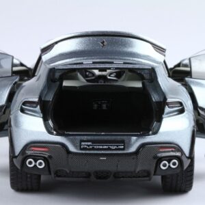 Ferrari Purosangue 2022 diecast full open panoramic roof Grigio Titanio 1/43 HE43002A - Imagen 6
